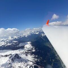 Verortung via Georeferenzierung der Kamera: Aufgenommen in der Nähe von Gemeinde Klösterle, Österreich in 3200 Meter